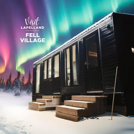 Fell Village 9 With A Mountain View, Fireplace, Sauna, Kitchen Tatil Evi Luosto
