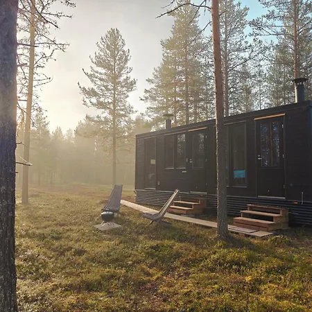 Fell Village 9 With A Mountain View, Fireplace, Sauna, Kitchen Luosto